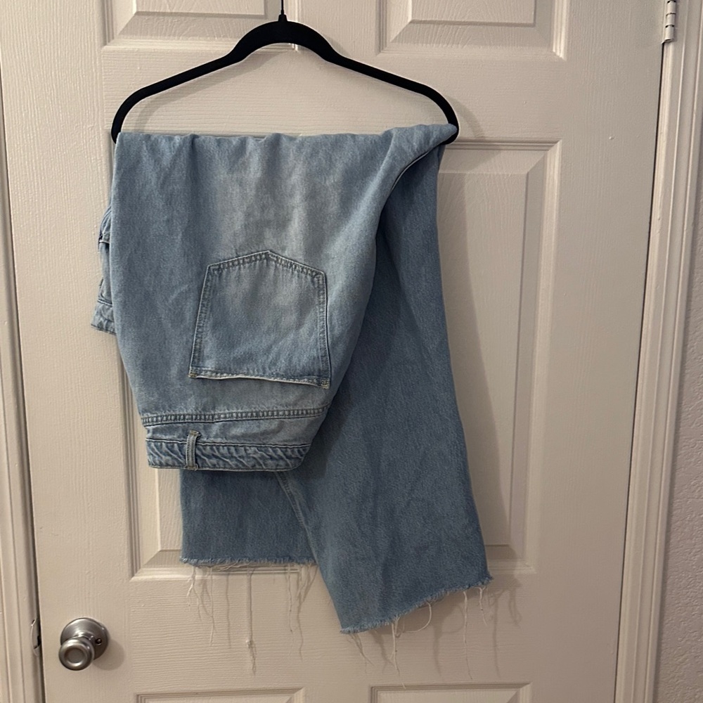 Light Blue Wide Leg Jeans